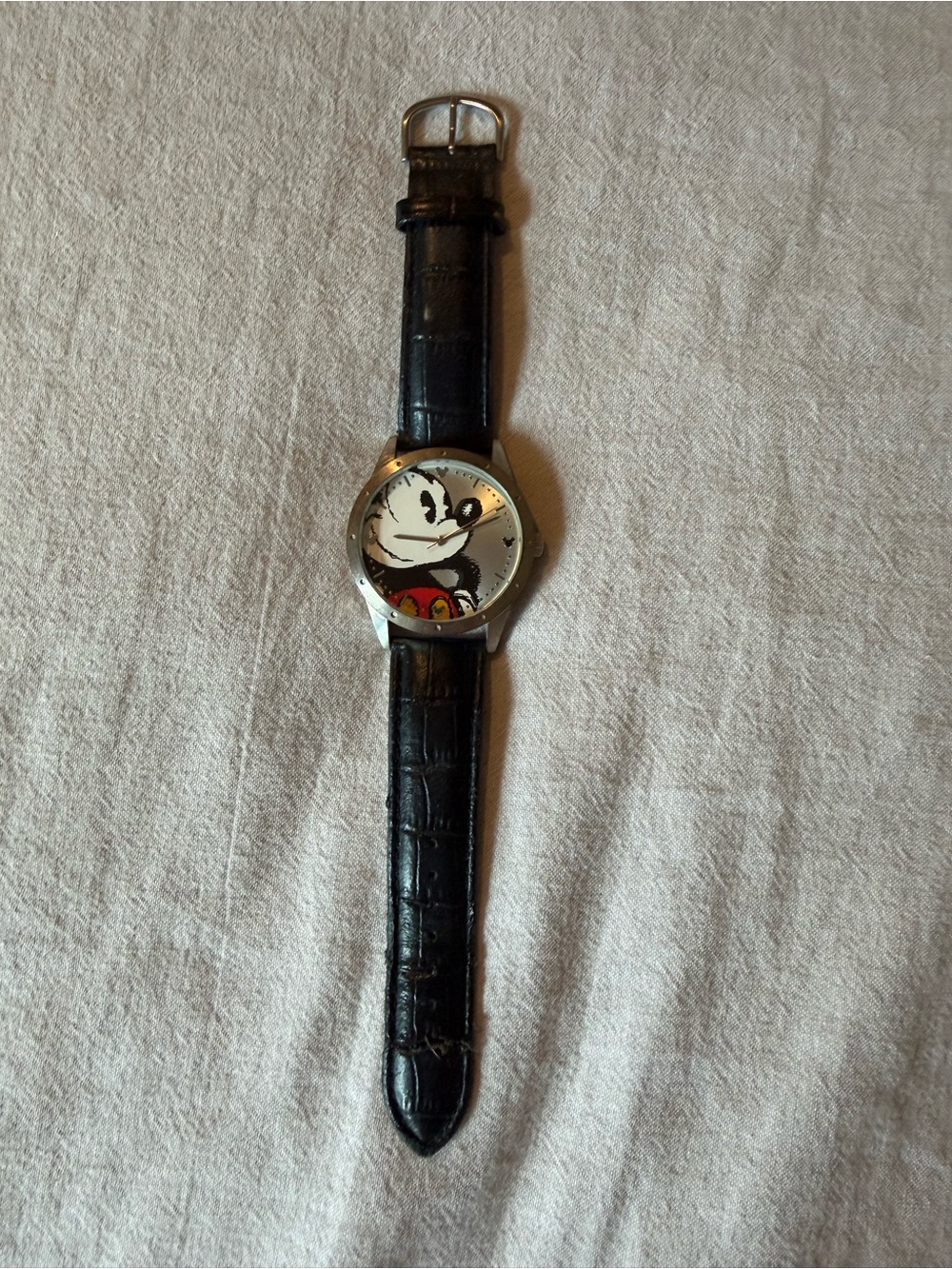 Vintage Mickey Mouse Character Watch AS IS Non Working